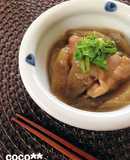 鶏もも肉となすのとろとろ煮☆治部煮風
