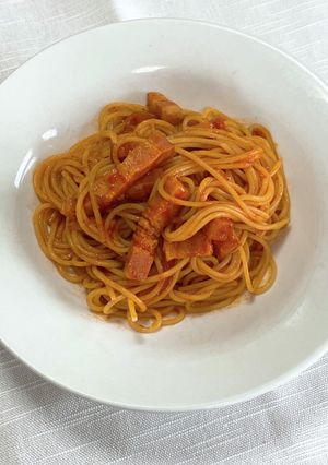 ヒハツが鍵！トマトとベーコンのパスタ-レシピのメイン写真