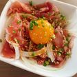 無添加焼肉の生だれで超時短生ハムユッケ