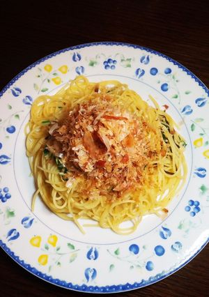 絶品☆塩昆布とかつお節のパスタ-レシピのメイン写真