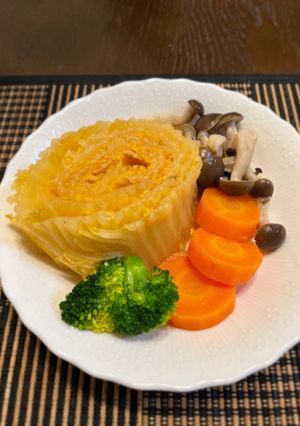 オレンジ白菜の丸ごと和風スープ煮-レシピのメイン写真