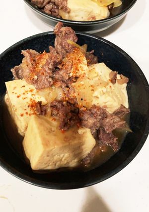 コンテナー肉豆腐-レシピのメイン写真