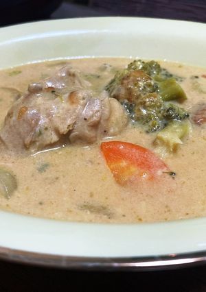 炊飯器★とり肉のカレークリームシチュー-レシピのメイン写真