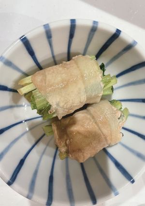 鉄が豊富！小松菜と高野豆腐の肉巻き-レシピのメイン写真