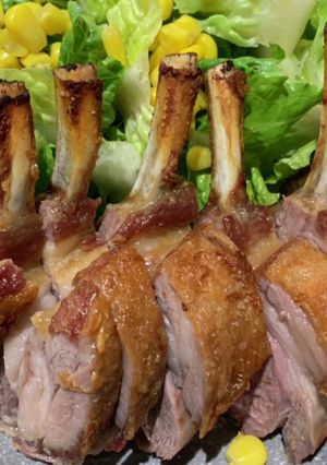 カリッとジューシー ラム肉のオーブン焼き-レシピのメイン写真