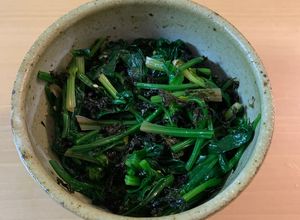 ほうれん草とのりフレークのおひたし-レシピのメイン写真