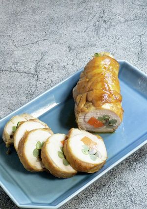 おせちにも！チキンロール（八幡巻き）-レシピのメイン写真