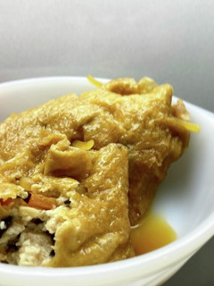 ツワエロージャン風〜ひき肉豆腐の巾着煮-レシピのメイン写真