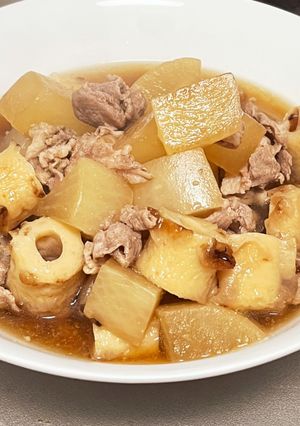 簡単♡豚肉と大根の煮物-レシピのメイン写真
