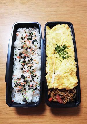 12/7 オムソバ弁当-レシピのメイン写真