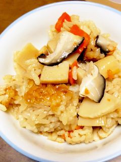 たけのこと椎茸の炊き込みご飯-レシピのメイン写真