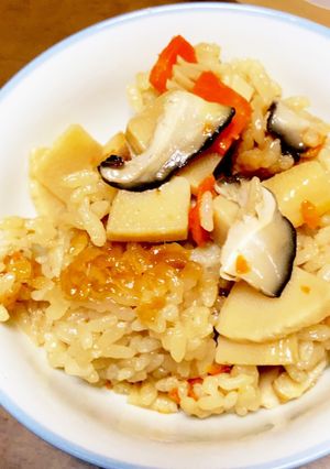 たけのこと椎茸の炊き込みご飯-レシピのメイン写真