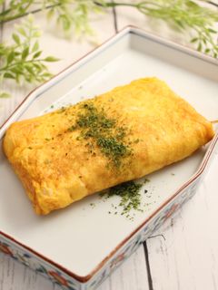 簡単!和風オムレツ 大根の葉-レシピのメイン写真