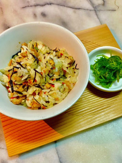 ひじきご飯と おかひじきのお浸し-レシピのメイン写真