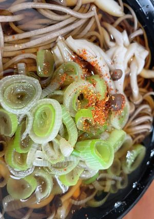 10分で出来る時短ご飯　あったまるお蕎麦-レシピのメイン写真