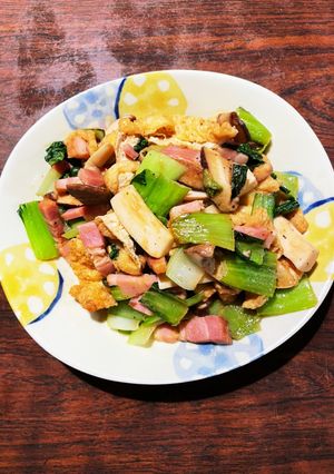 チンゲン菜ときのこの味噌バタ炒め♡♡-レシピのメイン写真