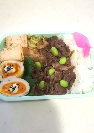 高校生のすき焼き弁当2021.12.8-レシピのメイン写真