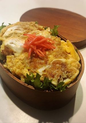 のっけ弁当2021.12.08 カツ丼-レシピのメイン写真