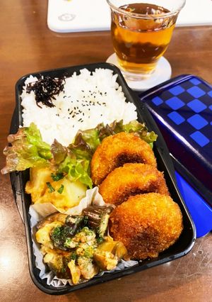 ビスマルクコロッケの和洋中弁当-レシピのメイン写真