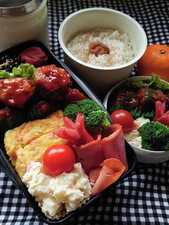 ❜21/12/8 ピーマン肉詰め弁当-レシピのメイン写真