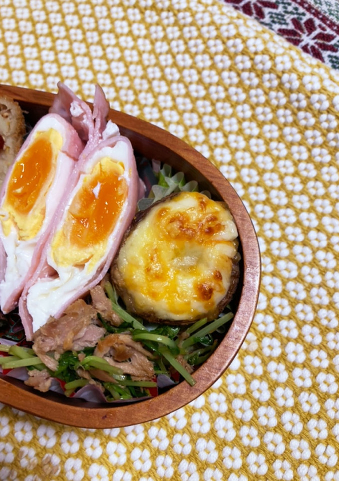 椎茸のカレーマヨチーズ焼-レシピのメイン写真