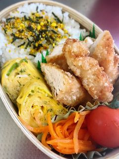 ささみ唐揚げ弁当-レシピのメイン写真