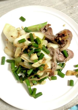 鳥ハツの塩炒め-レシピのメイン写真