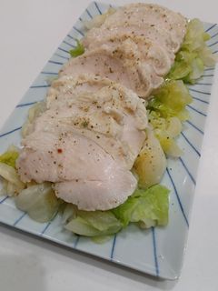 キャベツと鶏ハムのさっぱりサラダ-レシピのメイン写真