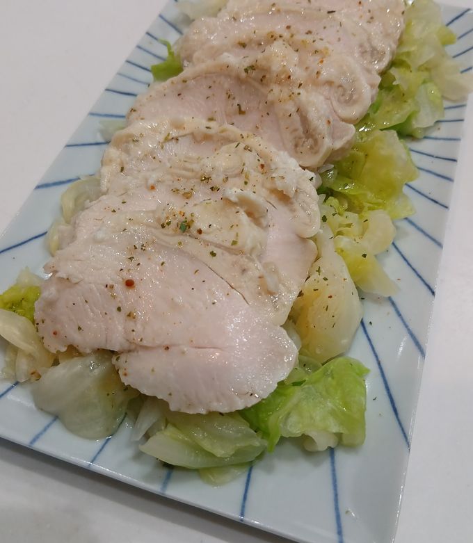キャベツと鶏ハムのさっぱりサラダ-レシピのメイン写真