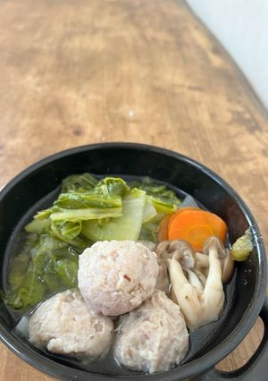れんこんと鶏ひき肉で⭐︎ふんわりつみれ-レシピのメイン写真