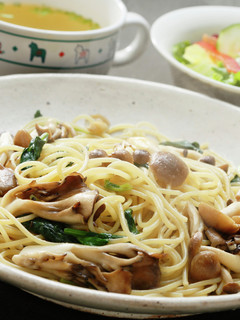 昆布だしで作る たっぷりきのこパスタ-レシピのメイン写真