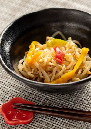 豆ミンチの炒め物【入院食㉑夕/温副菜】-レシピのメイン写真