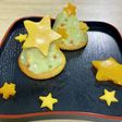 緑茶のマッシュポテトツリー カナッペ