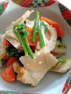 大根と厚揚げのごま和え♪-レシピのメイン写真