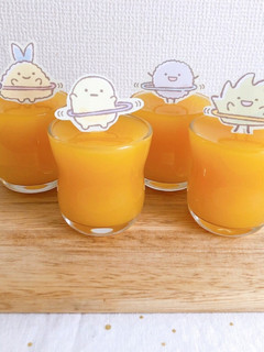 砂糖不使用!寒天で作るオレンジゼリー-レシピのメイン写真