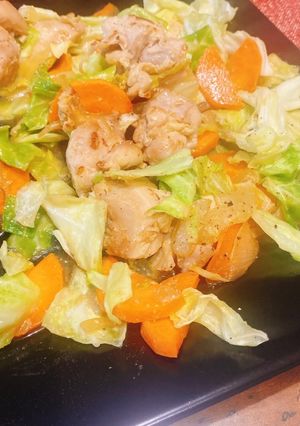 鶏肉の簡単ちゃんちゃん焼き風-レシピのメイン写真