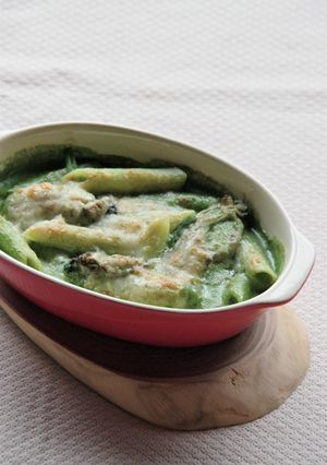 簡単ほうれん草と牡蠣のグラタン-レシピのメイン写真