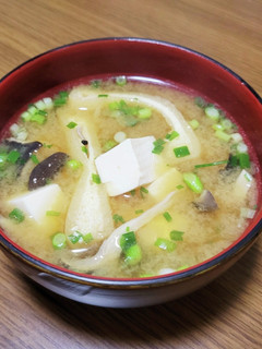あったか平茸のお味噌汁♪-レシピのメイン写真