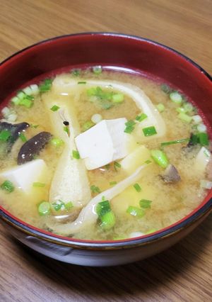 あったか平茸のお味噌汁♪-レシピのメイン写真