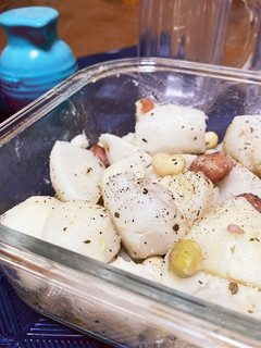 レンチン★冷凍里いもとビーンズのサラダ-レシピのメイン写真