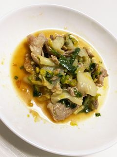 豚白菜炒め ねぎ塩味-レシピのメイン写真