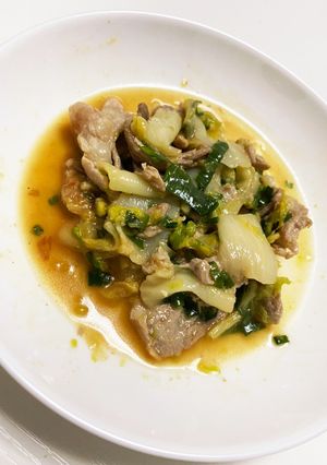 豚白菜炒め ねぎ塩味-レシピのメイン写真