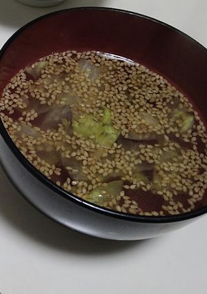 出来あえレタススープ-レシピのメイン写真