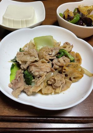 豚肉とチンゲン菜の味噌炒め-レシピのメイン写真