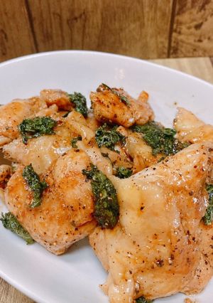 包丁いらずで簡単おつまみ　鶏しそぽん-レシピのメイン写真