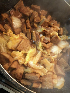 白菜大量消費!白菜と天ぷらの煮物-レシピのメイン写真