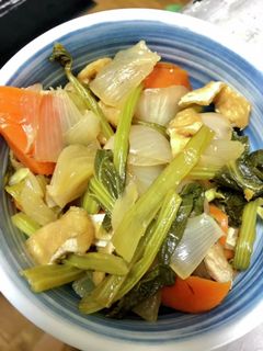 油揚げと野菜の煮物-レシピのメイン写真