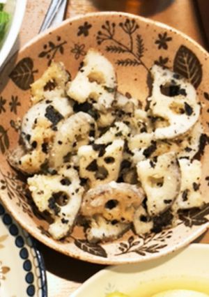 レンコンの磯辺焼き-レシピのメイン写真