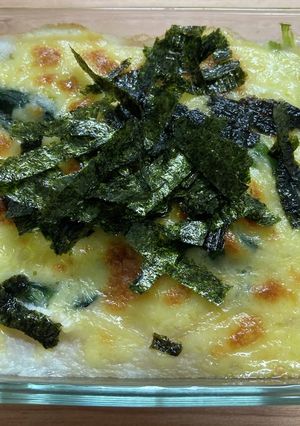 長芋とほうれん草のチーズ焼き-レシピのメイン写真