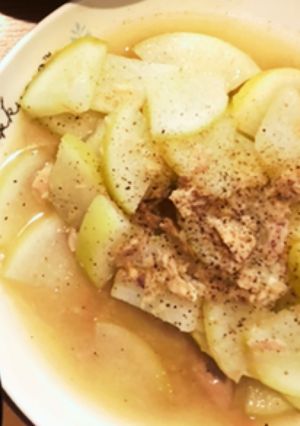 ツナと大根の鶏がら煮-レシピのメイン写真